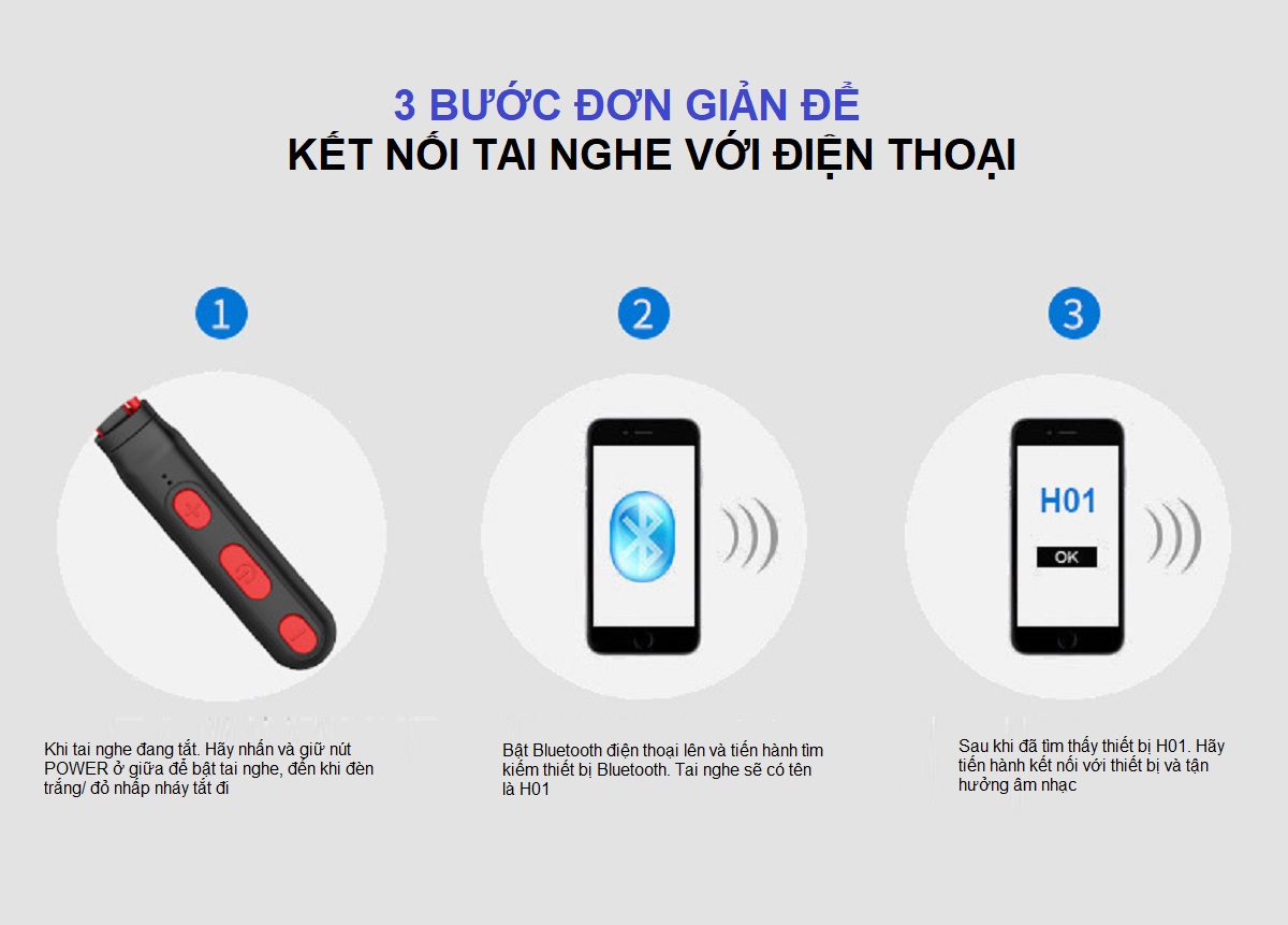 Tai Nghe Bluetooth 5.0 Chống Nước, Chống Mồ Hôi Phù Hợp Khi Chơi Thể Thao, Vận Động