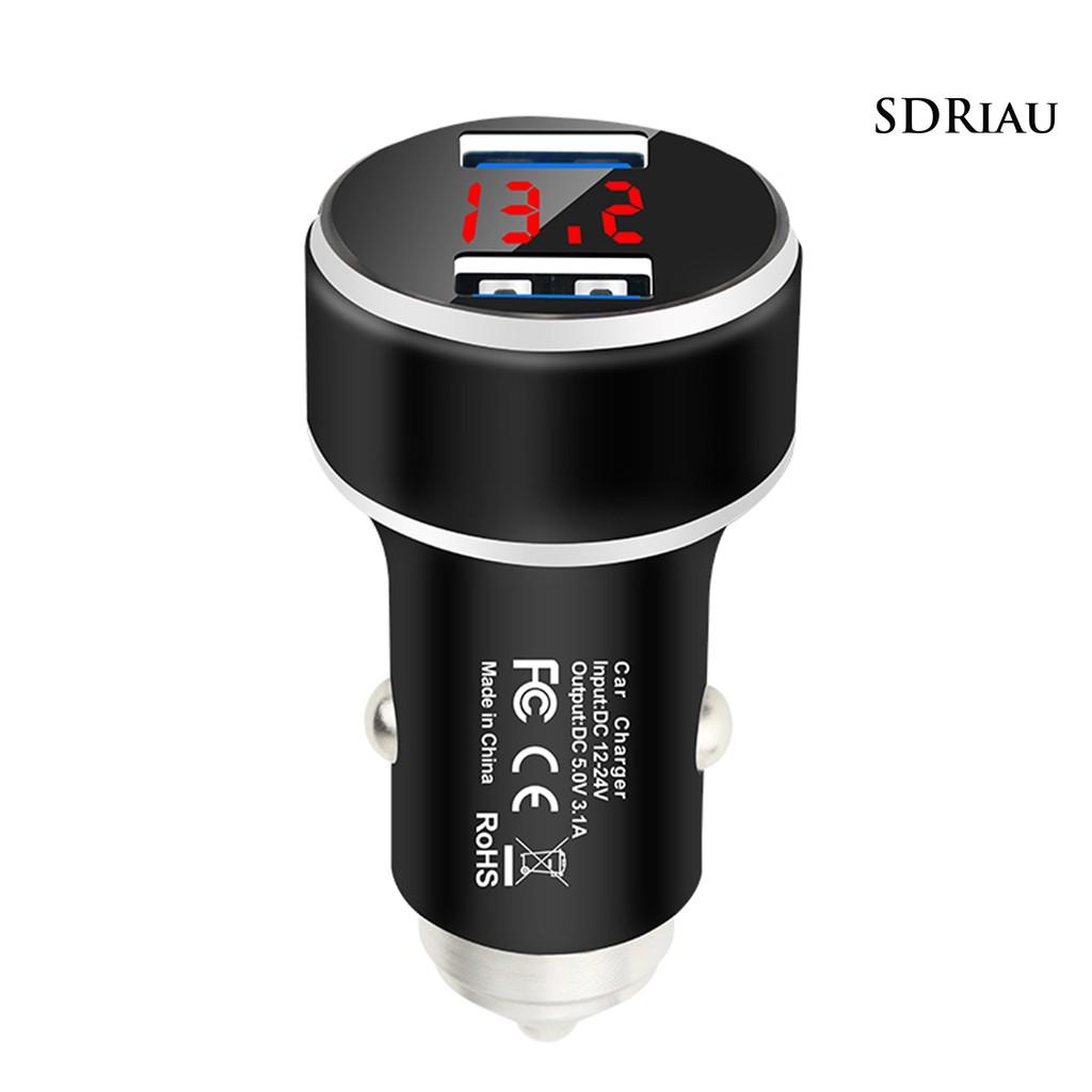 Đầu Sạc Nhanh Qcd 5v 3.1a Cho Xe Ô Tô Kèm Phụ Kiện
