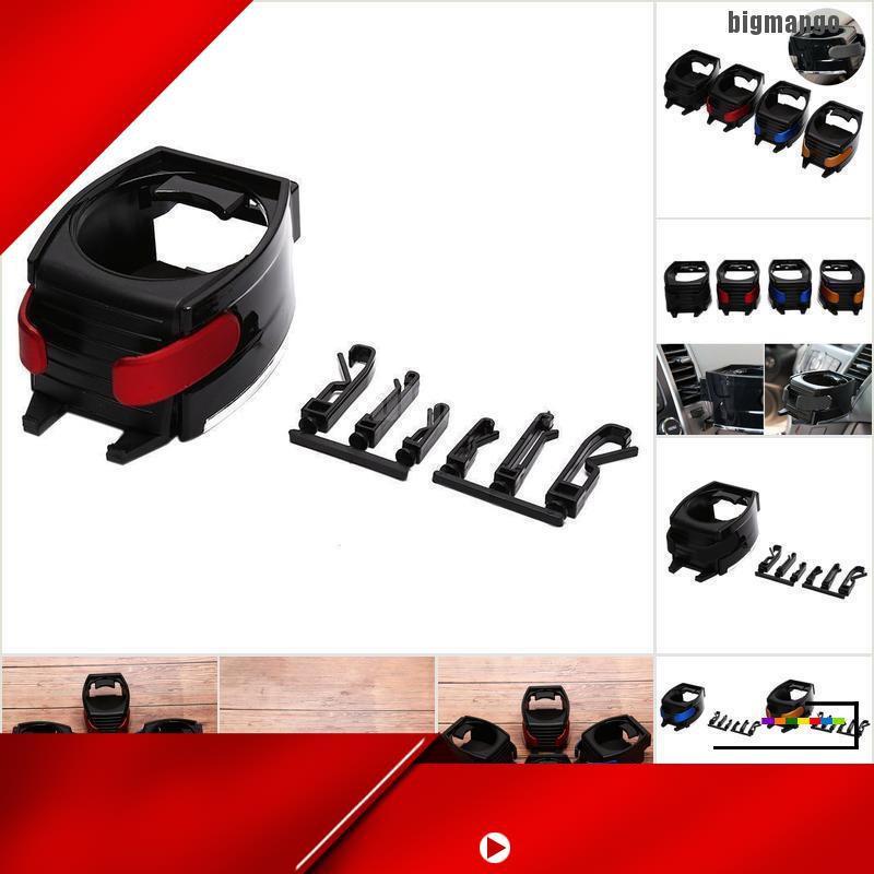 Kẹp giữ bình nước gắn lỗ thông hơi máy điều hòa trên xe ô tô thông minh 2 trong 1