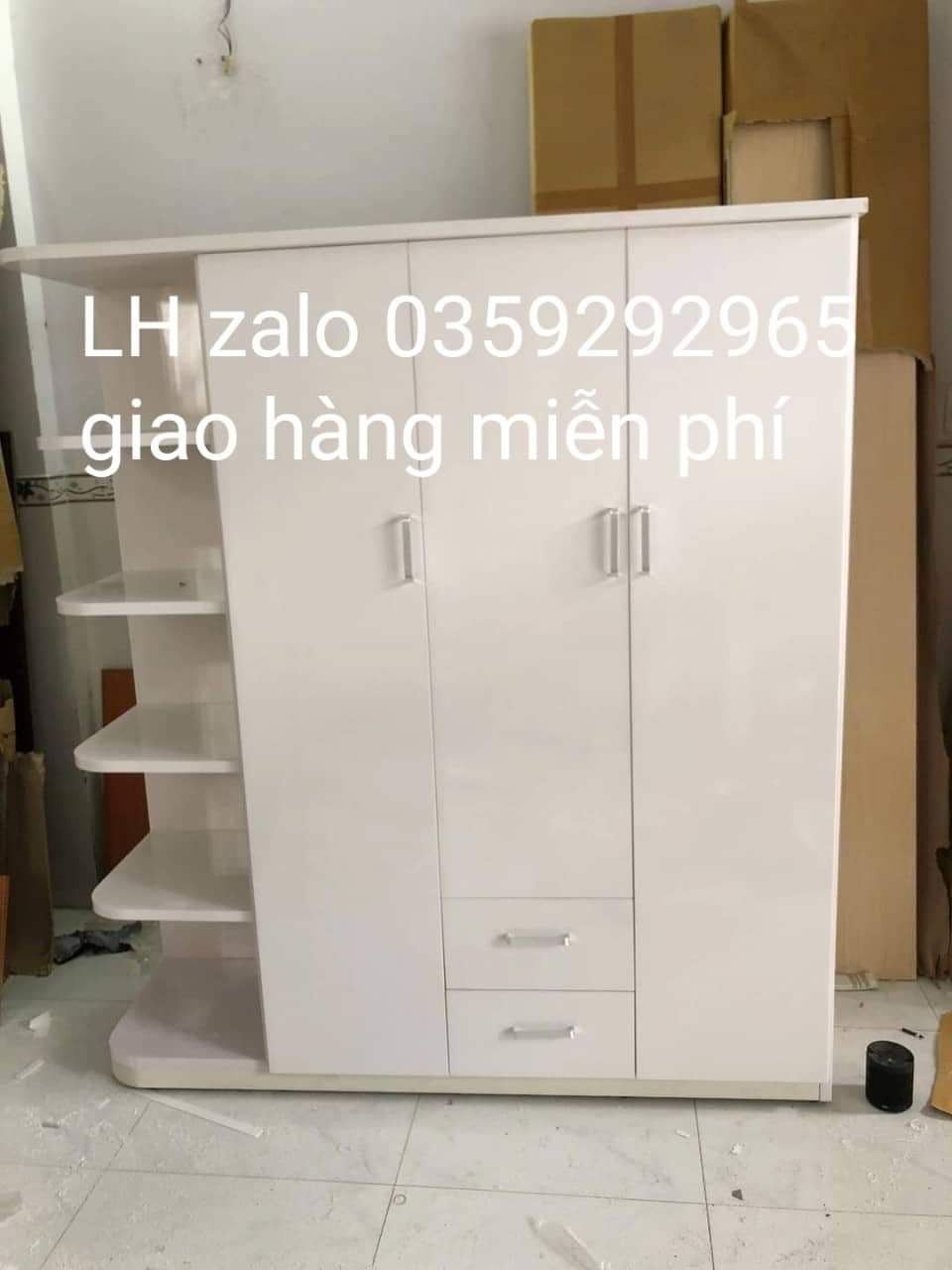 Tủ nhựa đài Loan 3 cánh 1 kệ