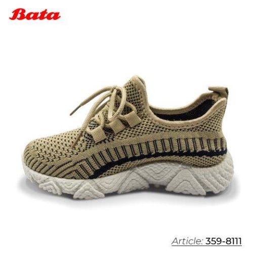 Giày sneaker trẻ em Thương hiệu Bata màu be 359-8111