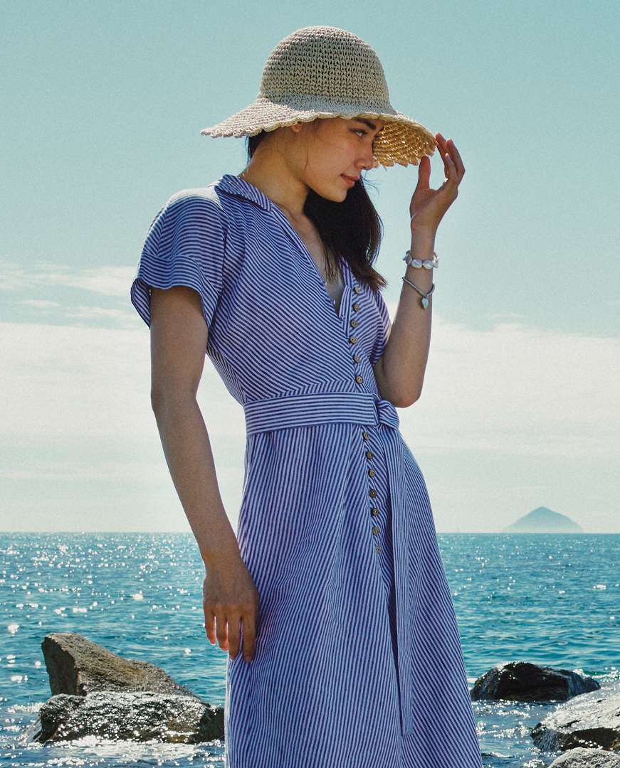 Đầm Maxi Linen Tuyền DRE173 thời trang thiết kế Hity