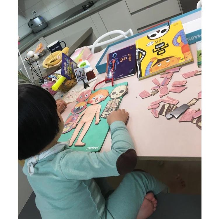 Đồ Chơi Xếp Hình Nam Châm Cơ Thể - Mideer Human Body Magnetic Puzzle
