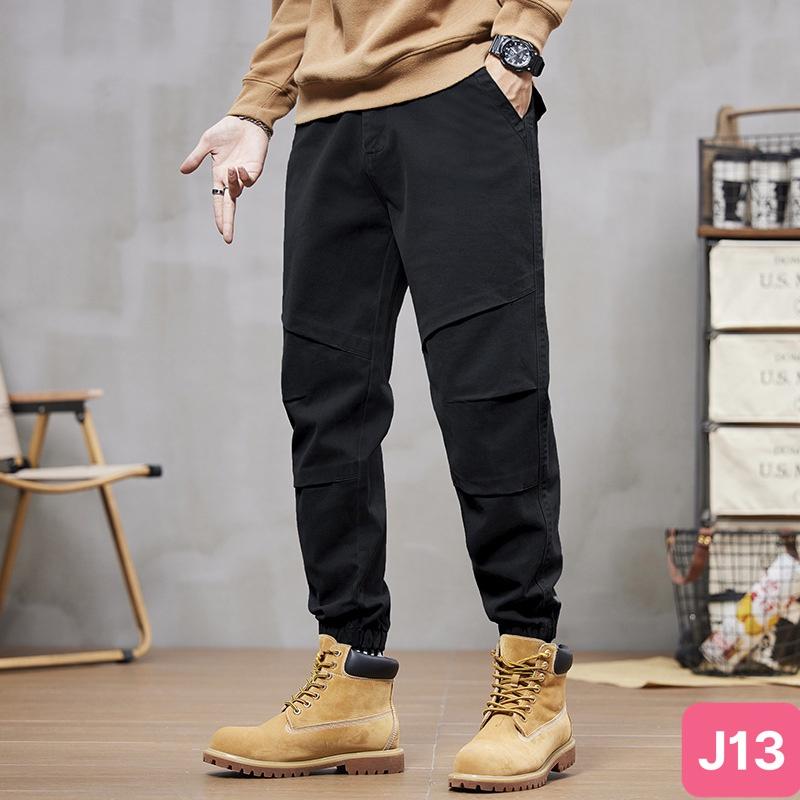 Quần jogger nam túi hộp bo chân màu xanh đậm không rách chất kaki cao cấp co dãn 4 chiều baggy thể thao nam havado30 mới