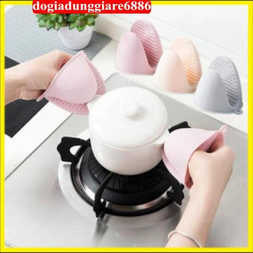 Miếng nhấc nồi sét 2 lót tay silicon chịu nhiệt cao S1975