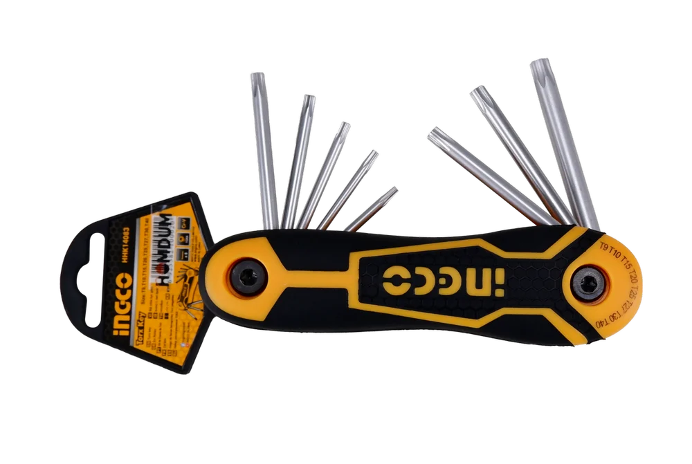 BỘ LỤC GIÁC SAO 8 MÓN HHK14083 INGCO - HÀNG CHÍNH HÃNG