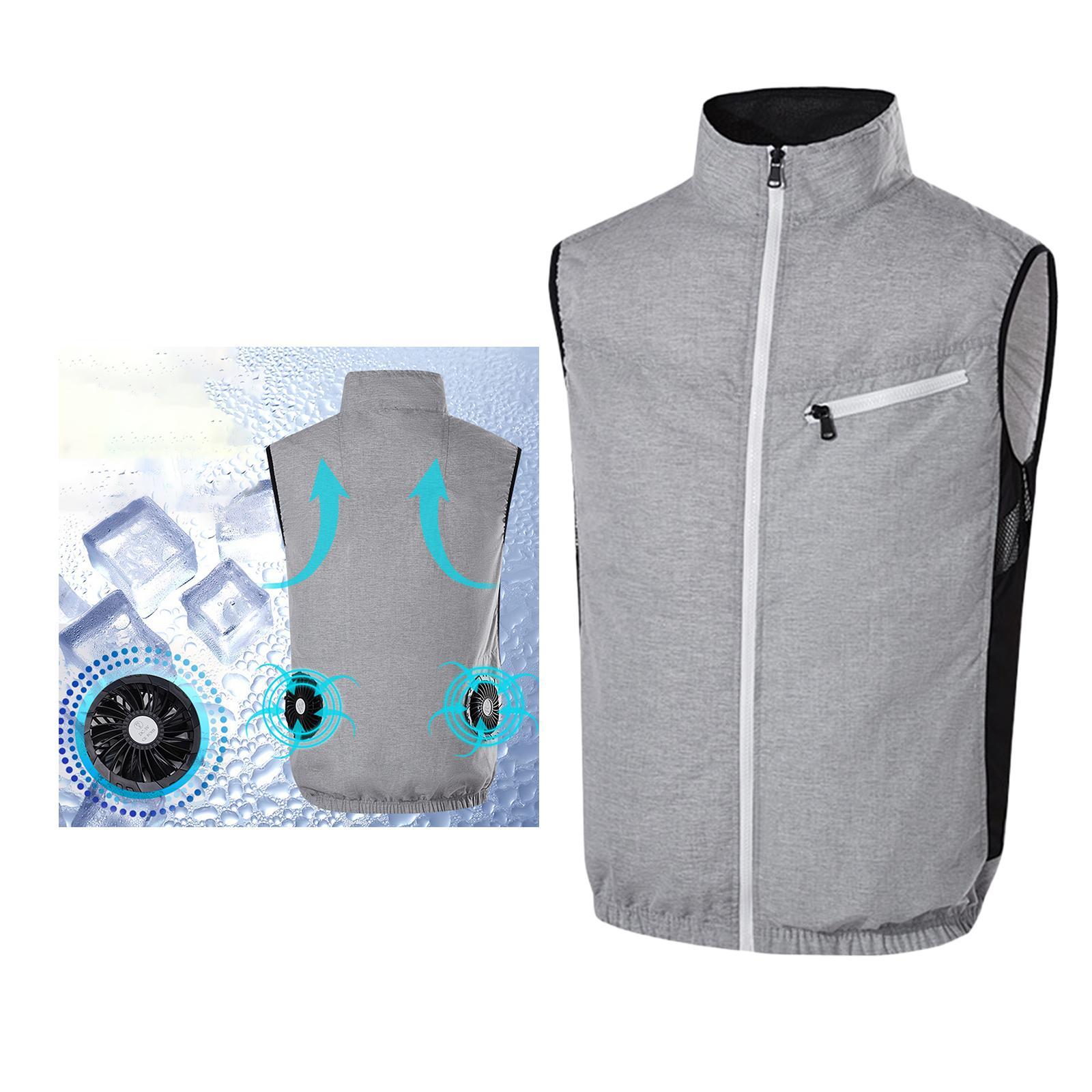 Cooling Clothing Men Women Fan Cold Vest Comfortable for Outdoor