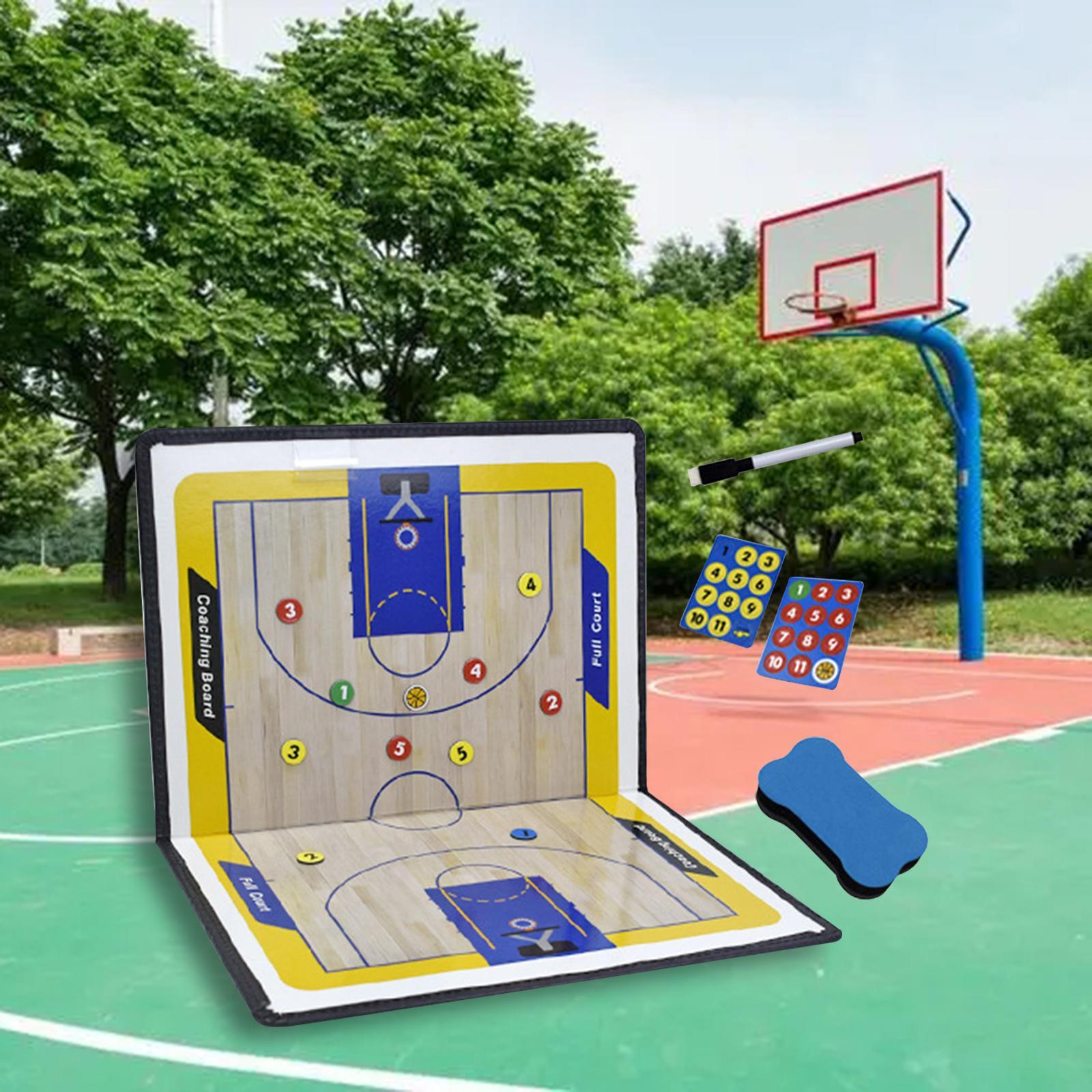 Basketball Professional Strategy Board with Erasable Marker