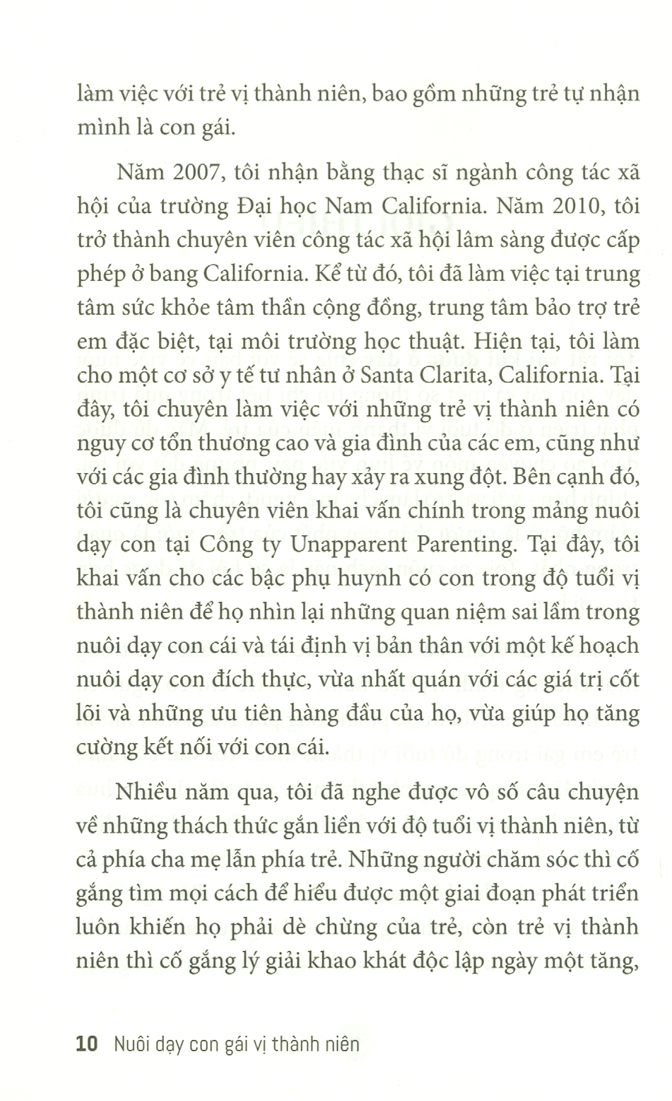 NUÔI DẠY CON GÁI VỊ THÀNH NIÊN - Marissa Garcia Soria –Thanh Mai dịch - Thái Hà  - NXB Lao Động