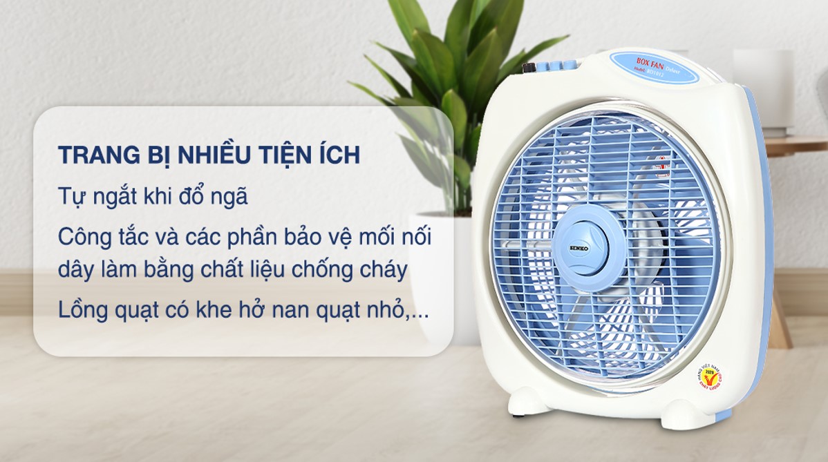 Quạt bàn đảo Senko BD 1012 (màu ngẫu nhiên)