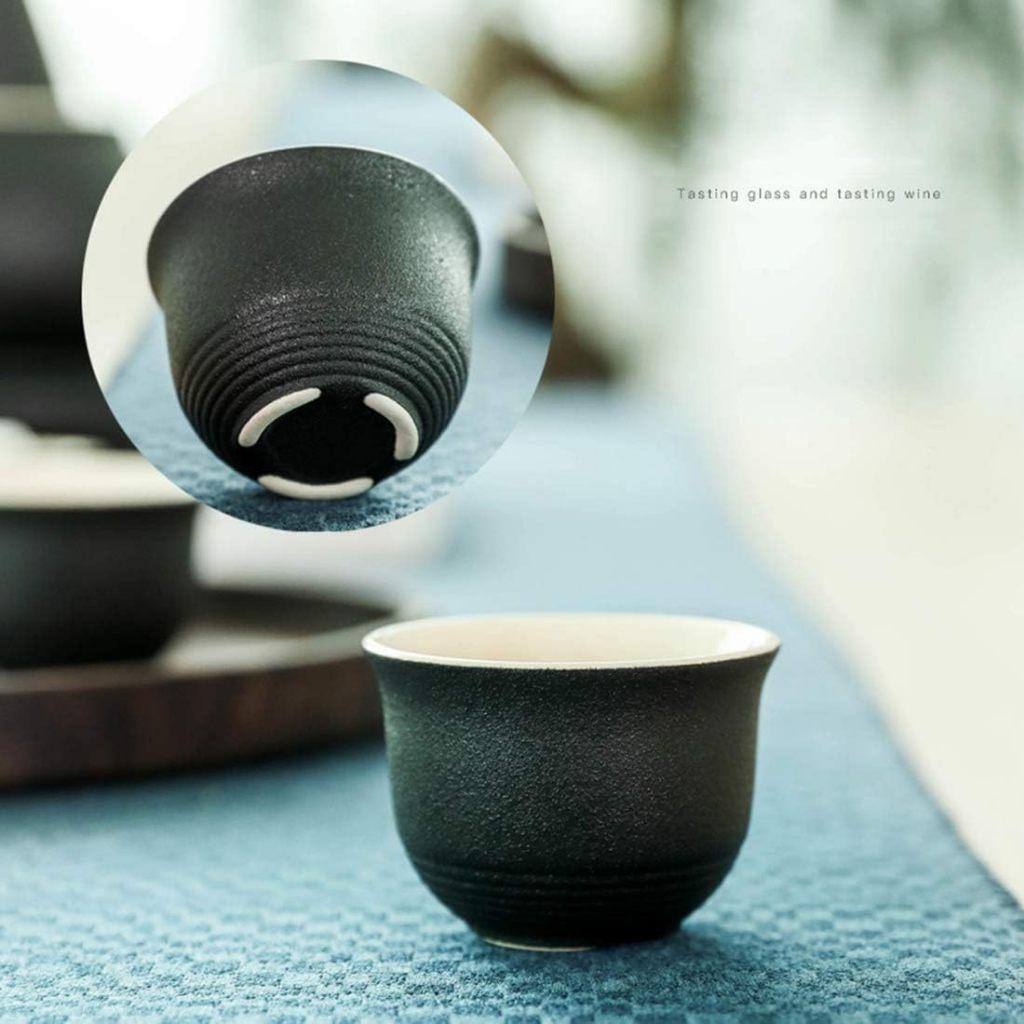 Bộ 7 Chi Tiết Uống Sake Hâm Nóng Tại Bàn Yumi-Zen Ceramics Cao Cấp - Riki Shop