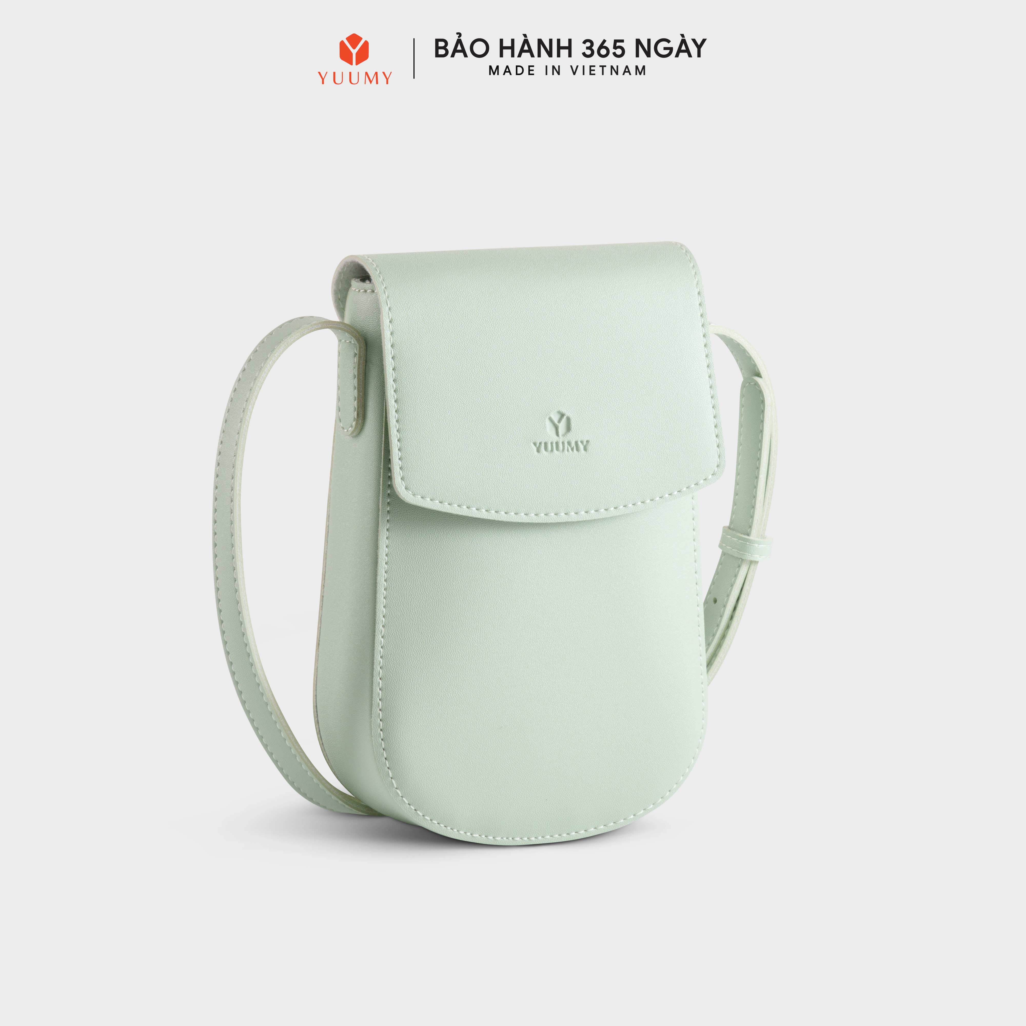 Túi Yuumy ( Thời trang nữ mini dáng đứng nắp gập thanh lịch - Túi đeo chéo da Seasand YN258 )