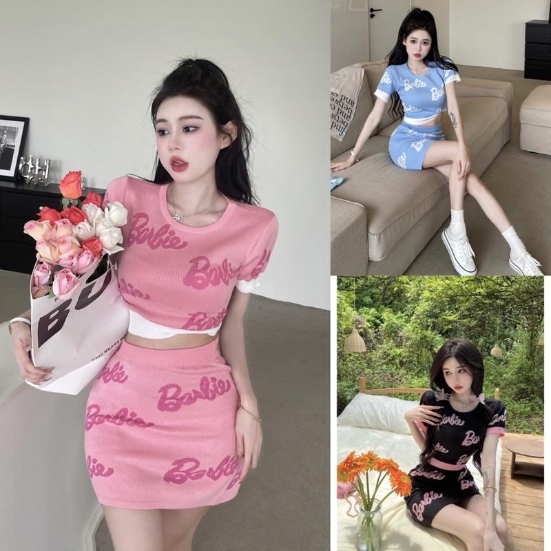 Set váy body len dệt kim BABIE hot hit cho nữ hàng QC