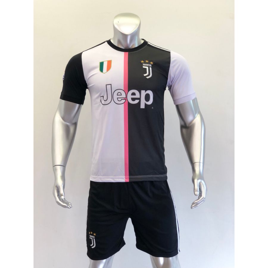 Bộ Quần Áo Bóng Đá CLB Juventus Trắng Đen - Đồ Đá Banh Mới Nhất 19-20