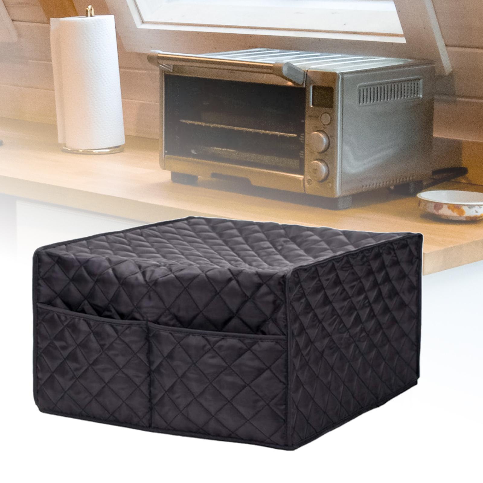 Microwave Cover Storage Pockets Kitchen Sturdy Small Kitchen Appliance Cover