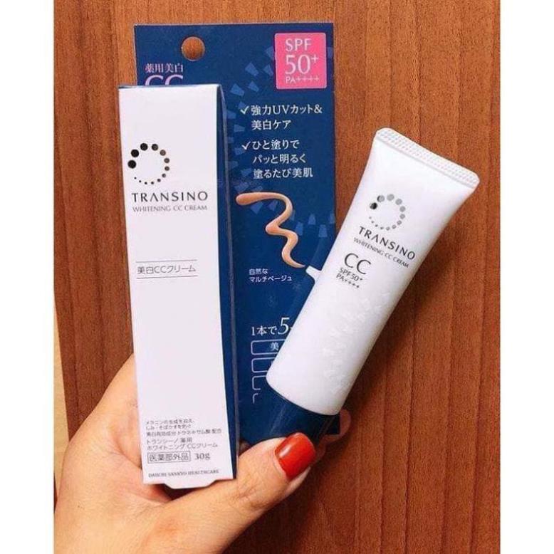 Kem nền CC Transino whitenning cream spf 50+ / PA ++++