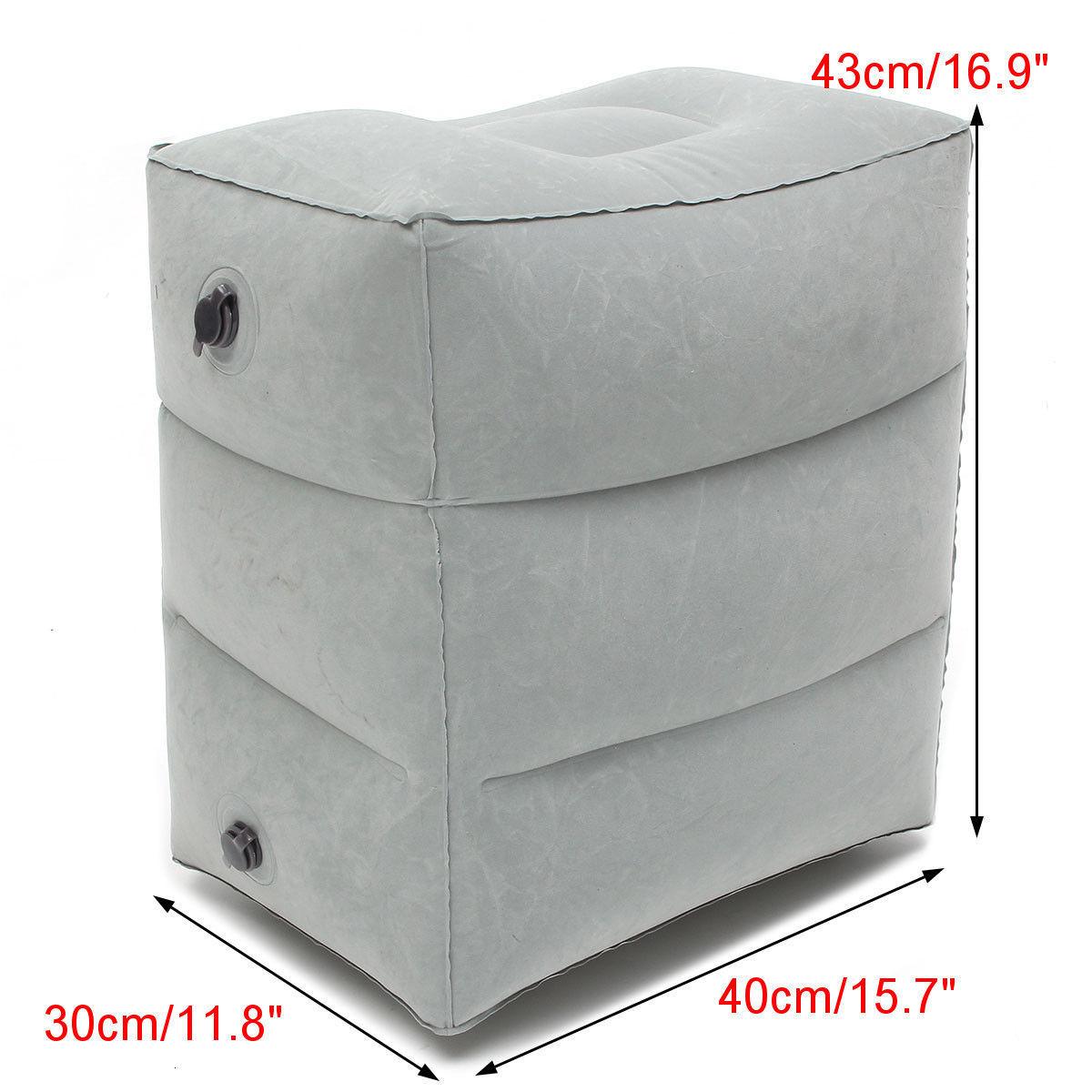 Mới Nhất Nóng Hữu Ích Bơm Hơi Di Động Du Lịch Để Chân Gối Máy Bay Xe Máy Bay Huấn Luyện Trẻ Em Chuyến Bay Ngủ Chân Miếng Lót