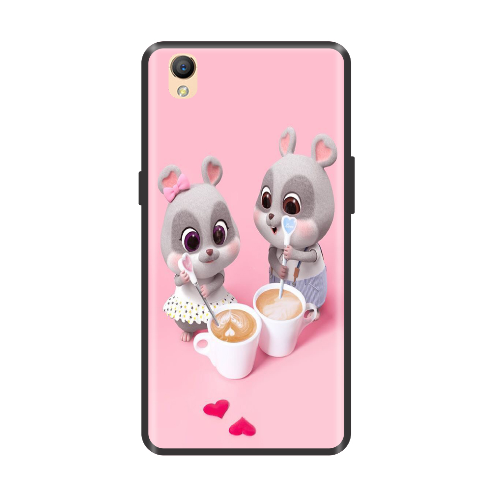 Ốp lưng cao cấp cho điện thoại OPPO NEO 9 in hình Chuột Tình Yêu - Hàng chính hãng