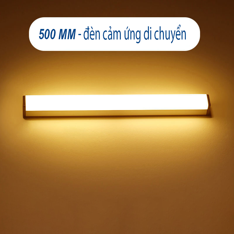 Đèn LED Cảm Ứng Gắn Giường Đèn Cảm Ứng Ban Đêm Mini Không Dây Không Cần Khoan Dán Tường