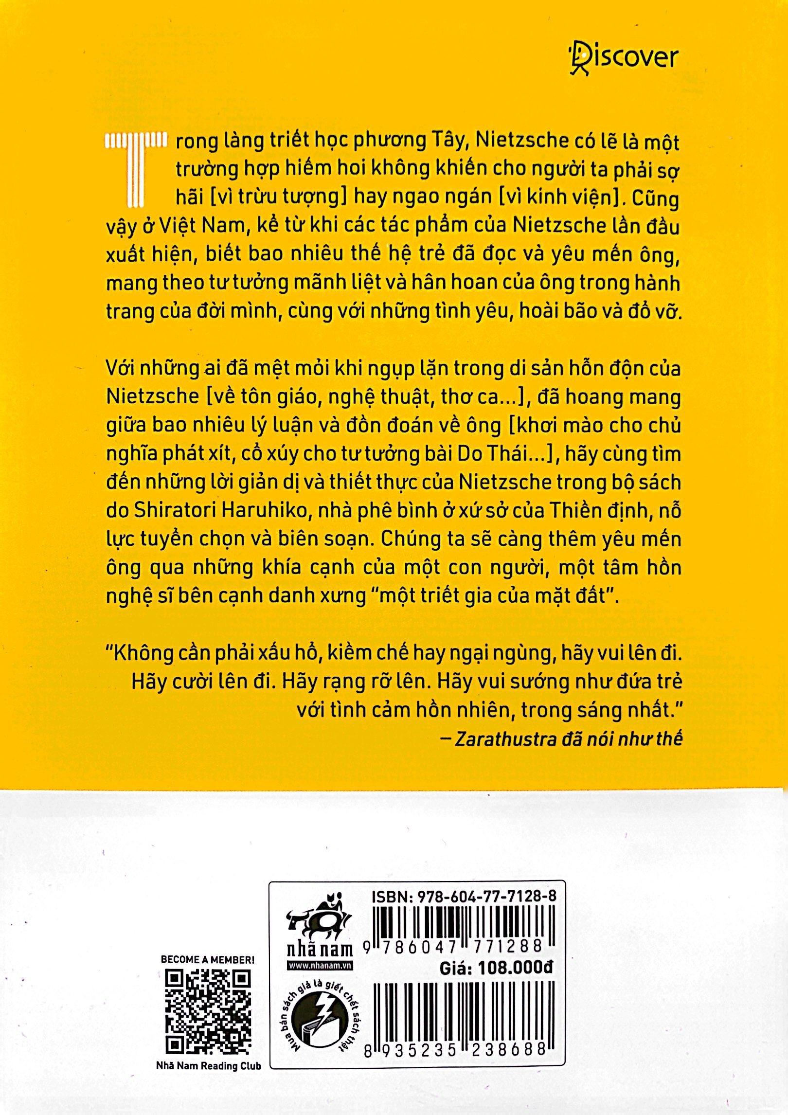 Lời Của Nietzsche Cho Người Trẻ - Tập 1: Tình Yêu - Ý Chí - Khát Vọng