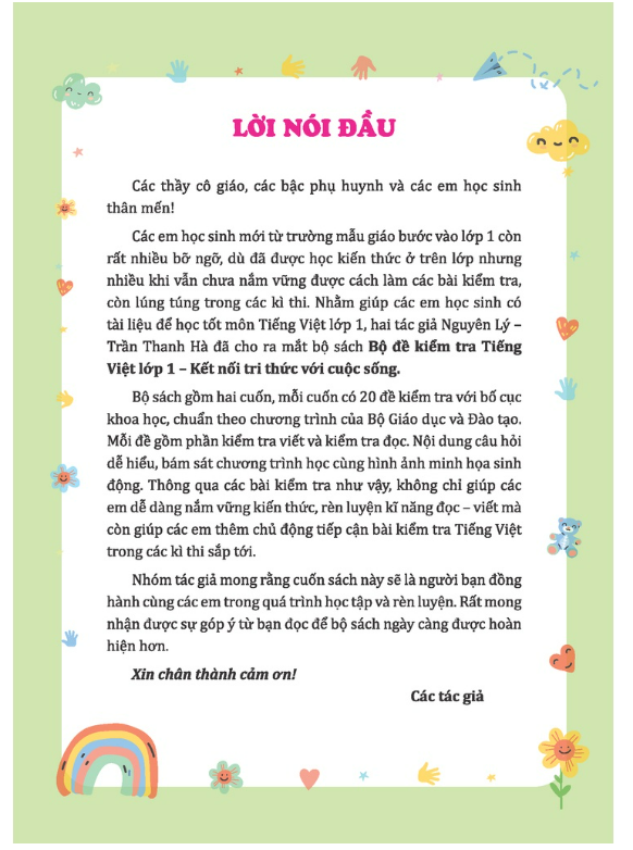 Sách - Bộ đề kiểm tra Tiếng Việt lớp 1 tập 2