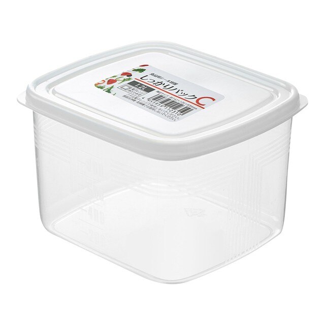 Hộp đựng thực phẩm vuông Nakaya Pack C 1200ml - Hàng nội địa Nhật Bản nhập khẩu chính hãng