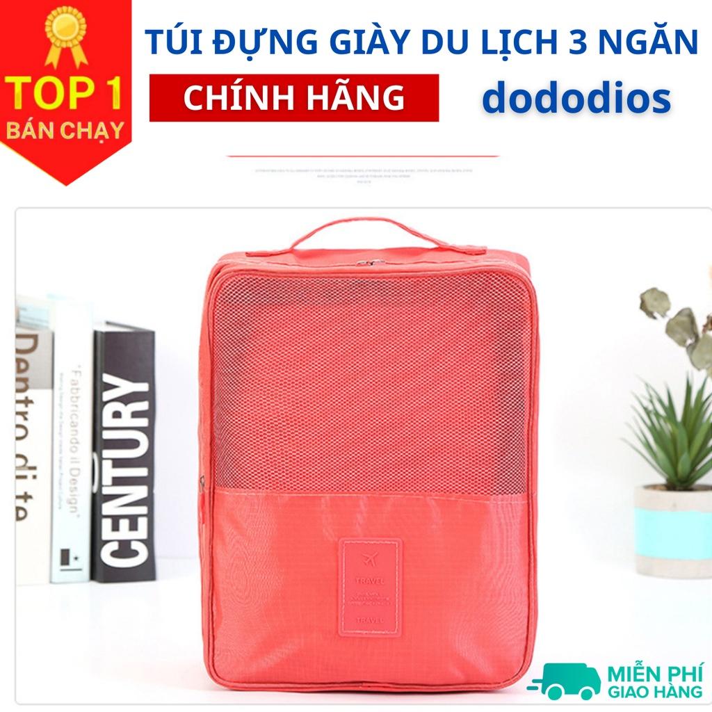 Túi Đựng Giày Dép Du Lịch Thể Thao Tiện Dụng 3 Ngăn Chống Nước