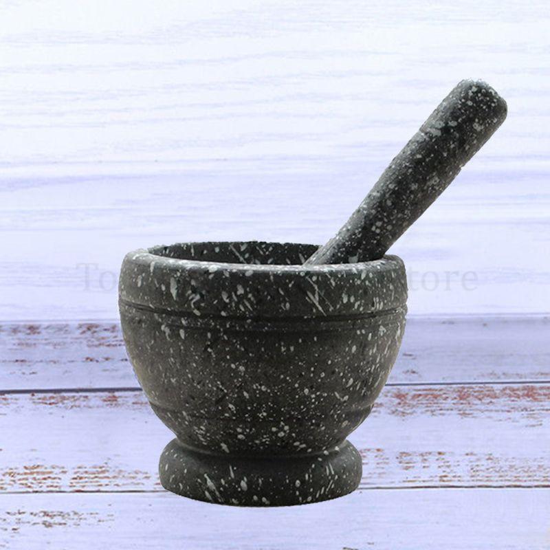 Nhựa Chày Cối Dụng Cụ 11 Cm Cối Lớn Nhà Bếp Loại Gia Vị Thảo Mộc Thực Phẩm Tách Vỏ Dụng Cụ Mài Cho Tự Làm Nước Chấm Làm mi