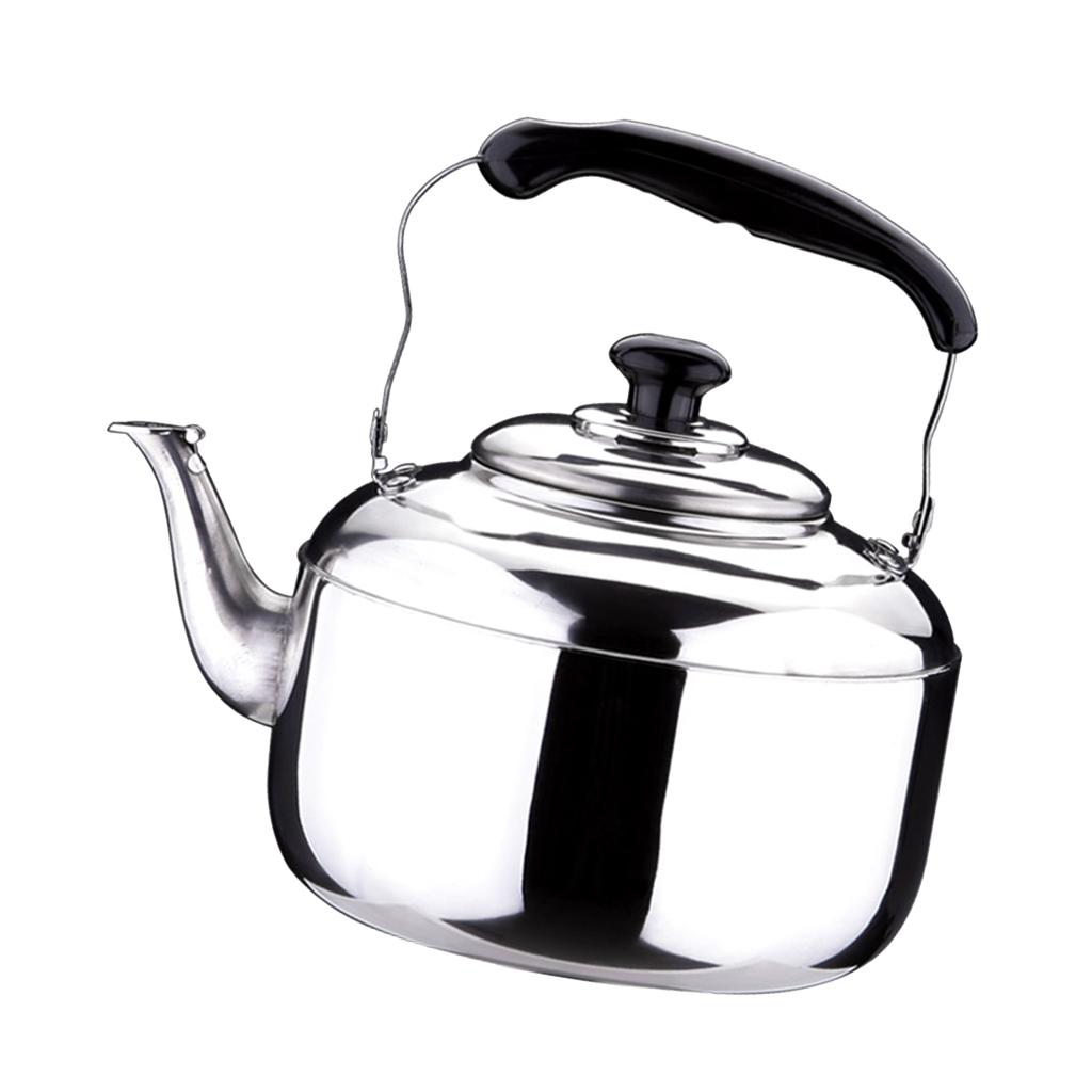 2x Whistling Tea Kettle Stainless Steel Teapot Water Coffee Fast Boiling 4L