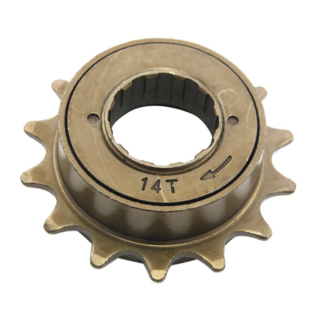 2xBicycle Freewheel 14T Teeth 34MM Single Speed Freewheel Flywheel Sprocket