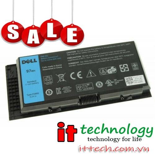 Pin dùng cho Dell Precision M4800 15.6" FJJ4W 4HJXX N71FM 11.1V 97Wh