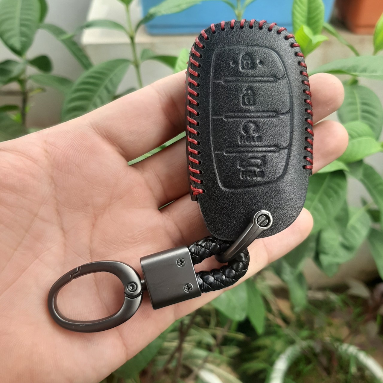 Bao da chìa khóa HYUNDAI CRETA, STARGAZER 2022-2024. da bò nhập khẩu Bảo hành 2 năm