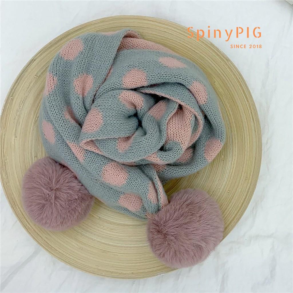 Khăn len cho bé xuất Hàn nhiều màu cho bé trai và bé gái chất liệu len mềm mại phong cách Hàn Quốc cực kỳ dễ thương