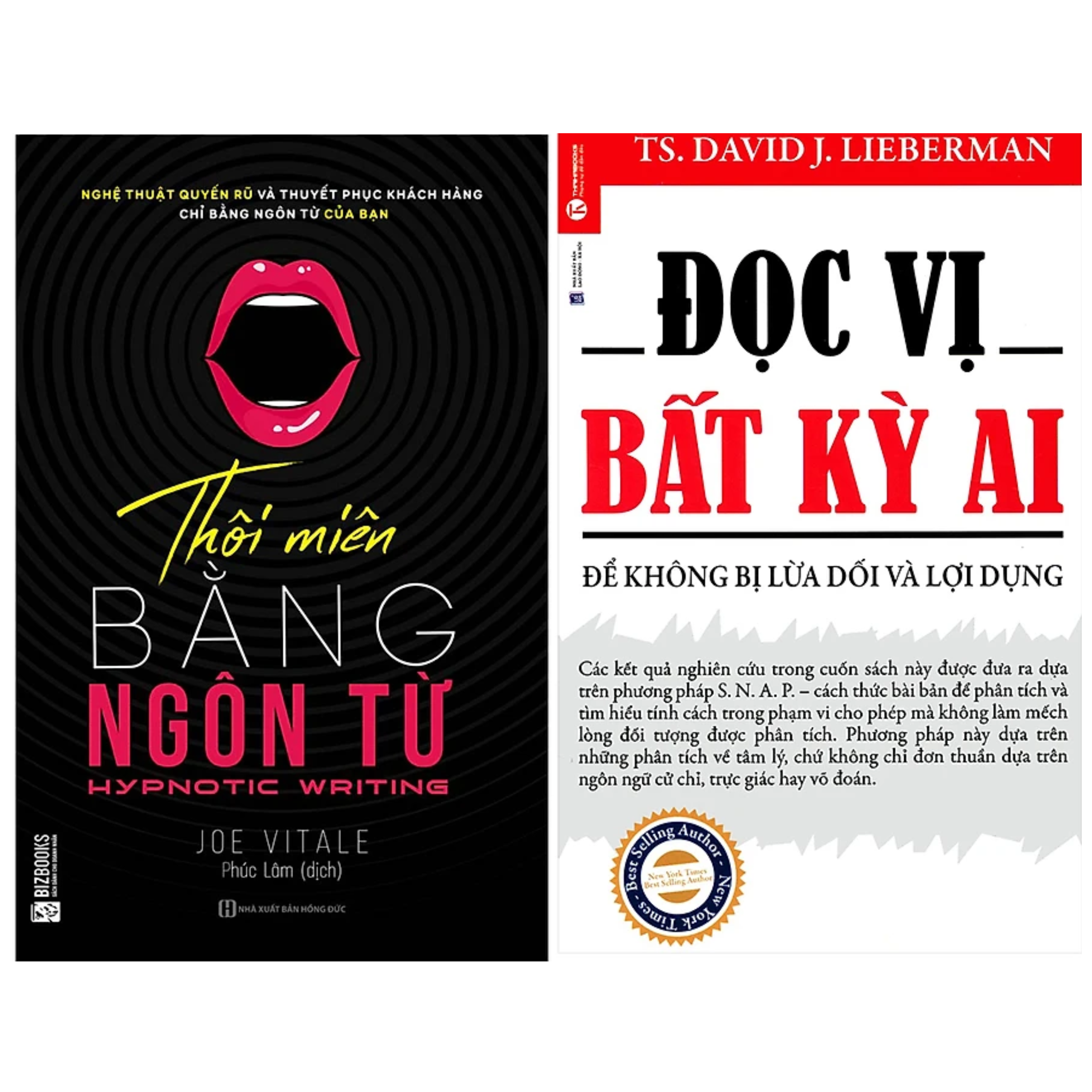 Combo 2Q: Thôi Miên Bằng Ngôn Từ - Bizbooks + Đọc Vị Bất Kỳ Ai (Nghệ Thuật Giao Tiếp Thành Công)