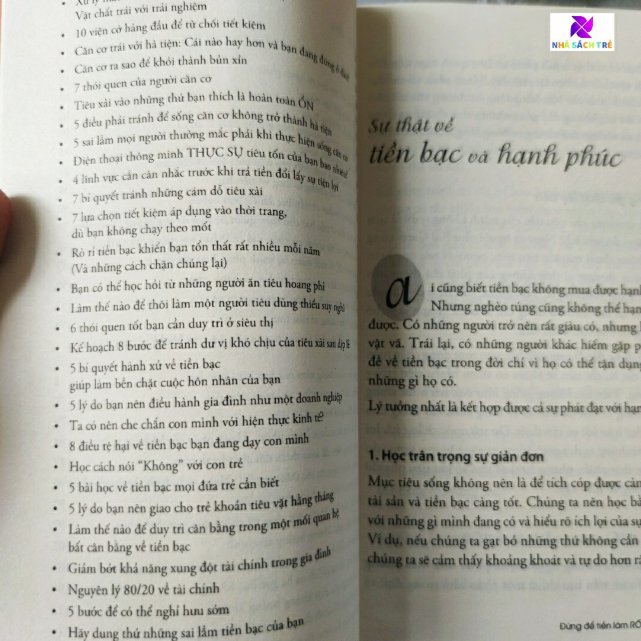 Cuốn sách: Đừng Để Tiền Làm Rối Đời Ta - những lời khuyên để giúp hình thành thái độ tốt đối với việc kiếm tiền – tiêu tiền – để dành tiền