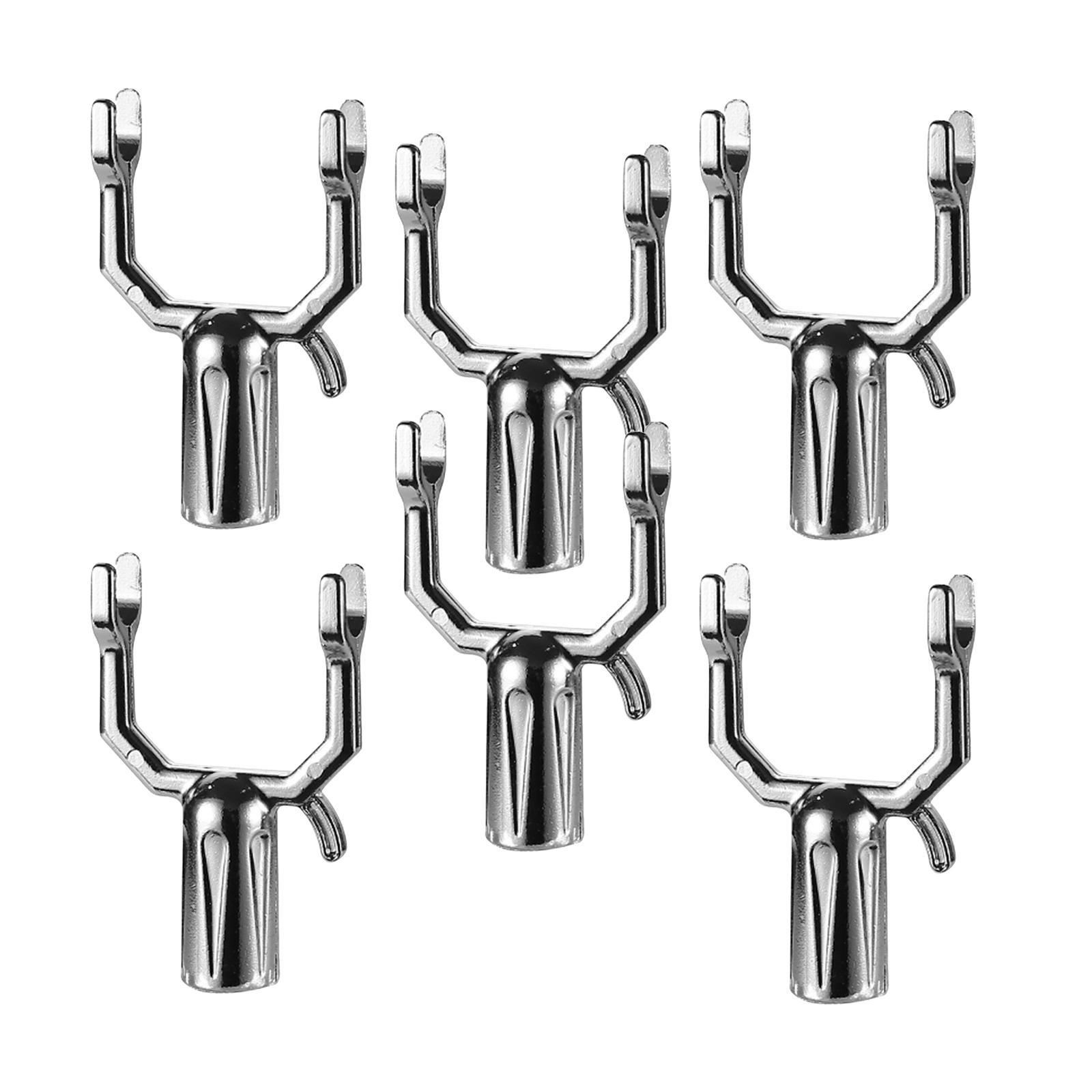 6x Portable Laundry Hanging Fork Balcony Fork Clothes Airing Fork