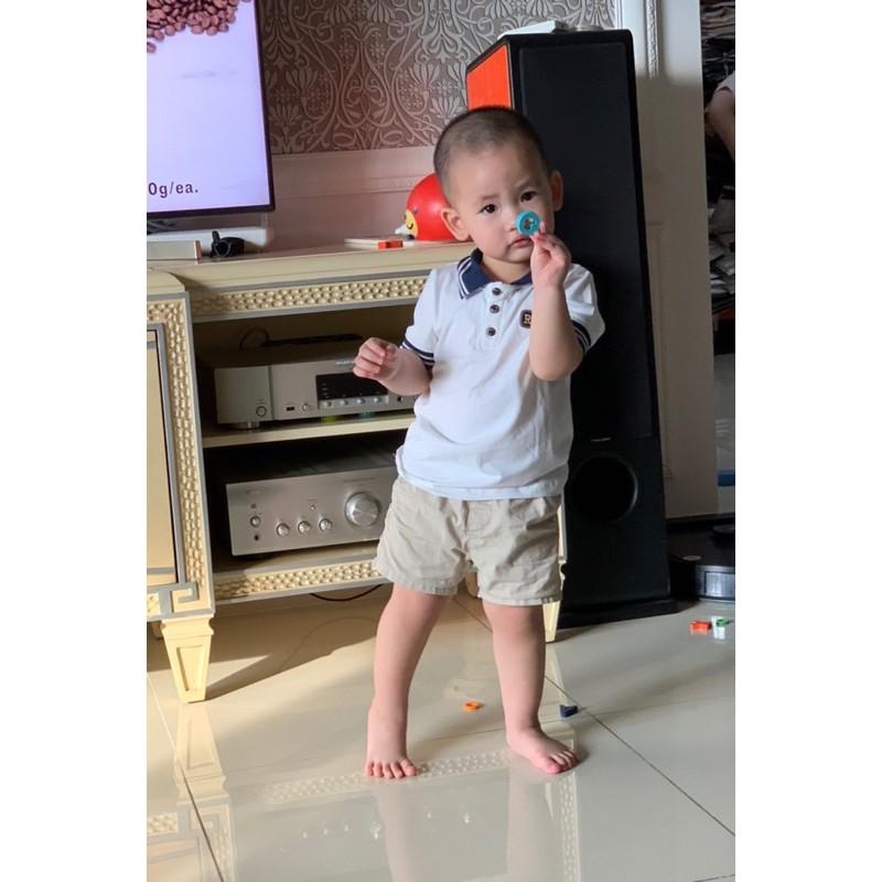 Áo thun polo cotton cao cấp cho bé iu từ 6-27 kg