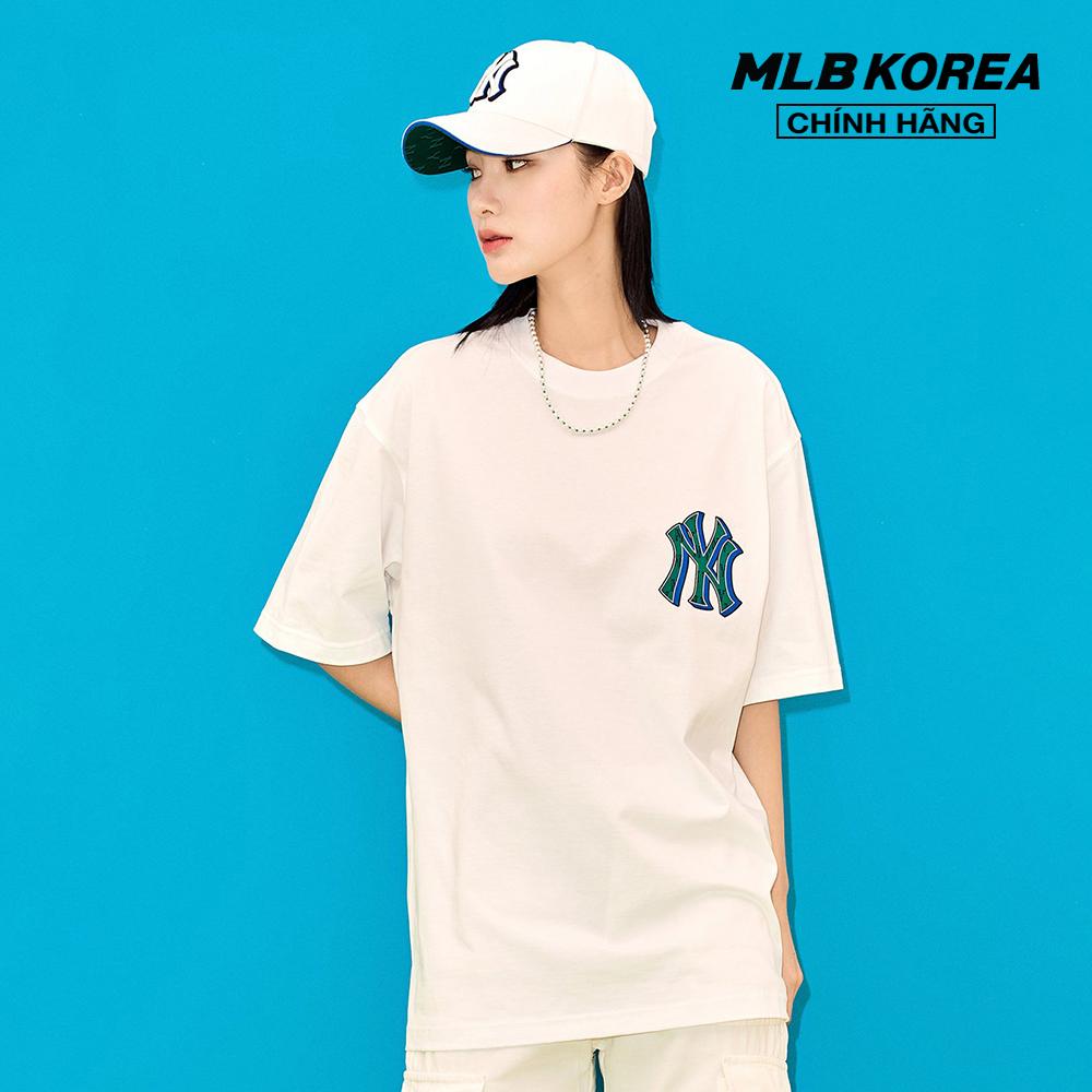 MLB - Áo thun unisex cổ tròn tay ngắn Monotive Overfit 3ATSM3033