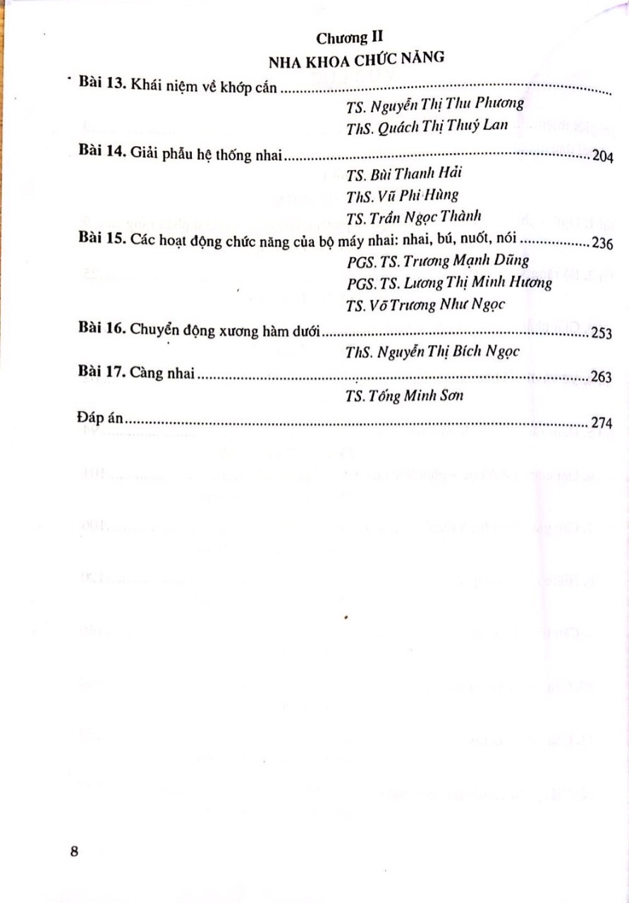 Nha khoa cơ sở tập 2 - Nha khoa hình thái và chức năng