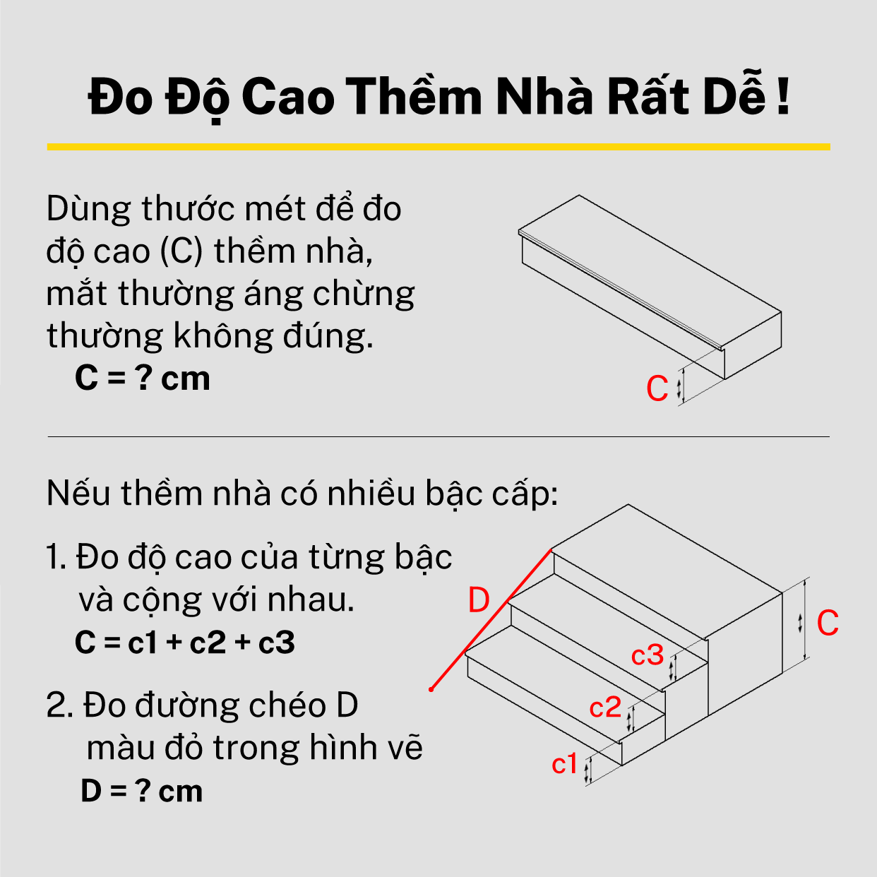 DÔTA Thang Dắt Xe Máy Thông Minh Đặt Xéo (cho thềm cao từ 21 đến 55 cm)