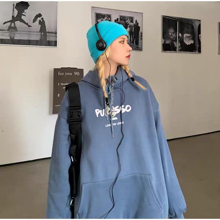 ÁO HOODIE NỈ NAM NỮ PURBSSO PHONG CÁCH HÀN QUỐC XINH XẮN