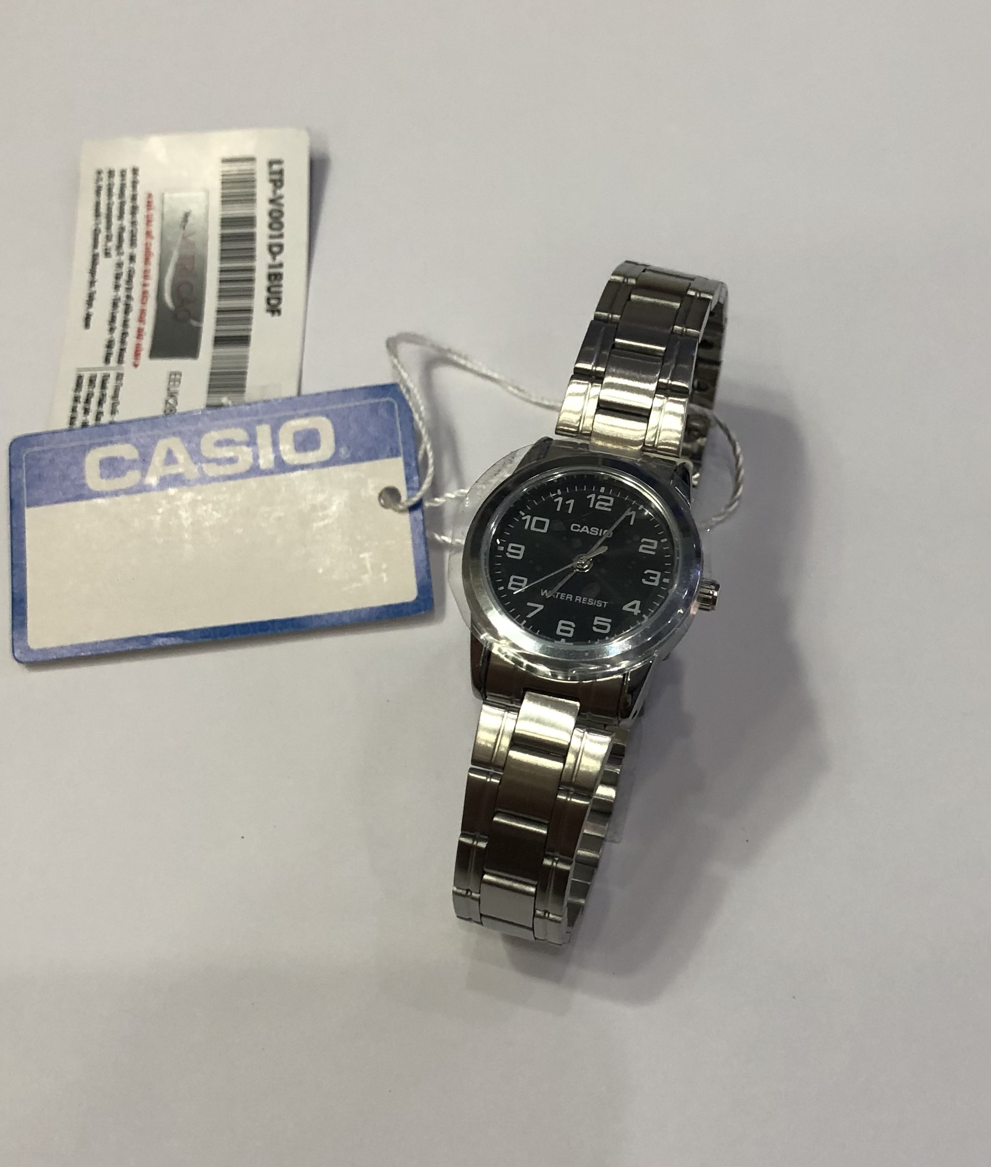 Đồng Hồ Nữ Dây Thép Casio LTP-V001D-1BUDF (31mm) - Bạc