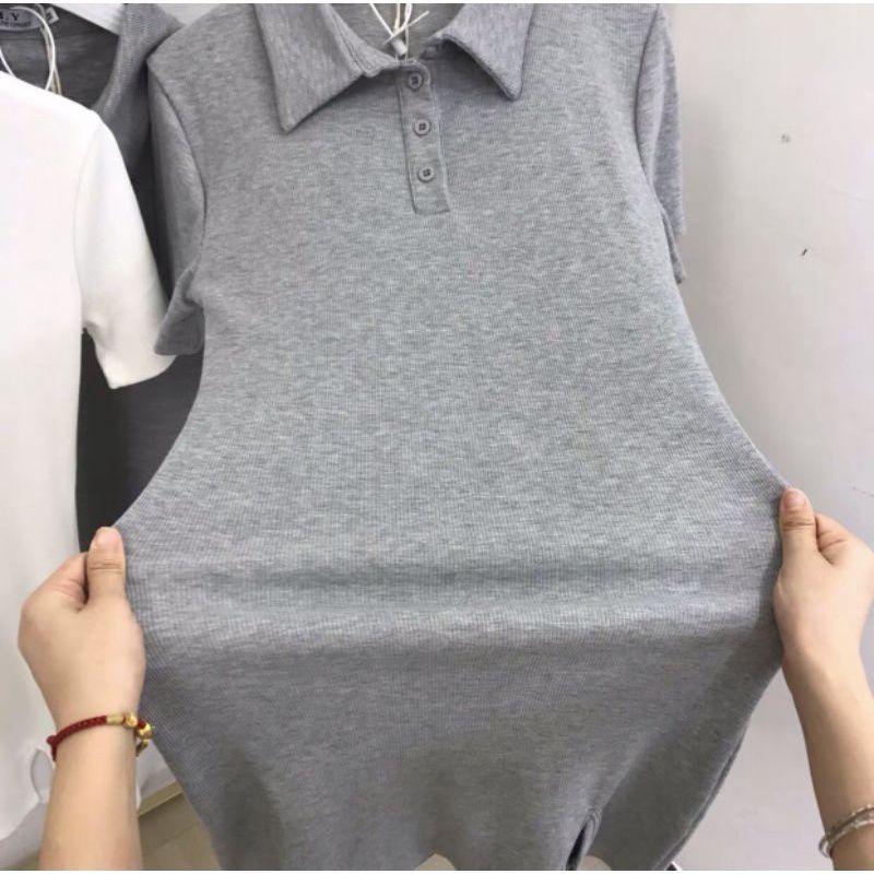 Váy đầm polo body xẻ đùi gợi cảm