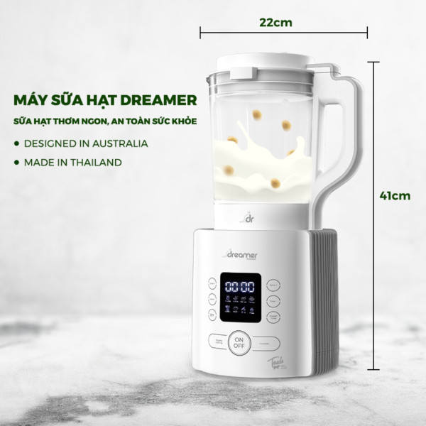 MÁY LÀM SỮA HẠT DREAMER DKA-MCB117-HÀNG CHÍNH HÃNG