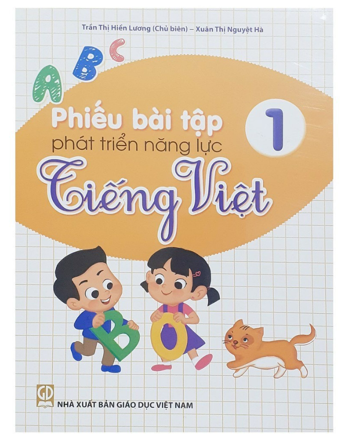 Sách - Phiếu bài tập phát triển năng lực Tiếng Việt lớp 1