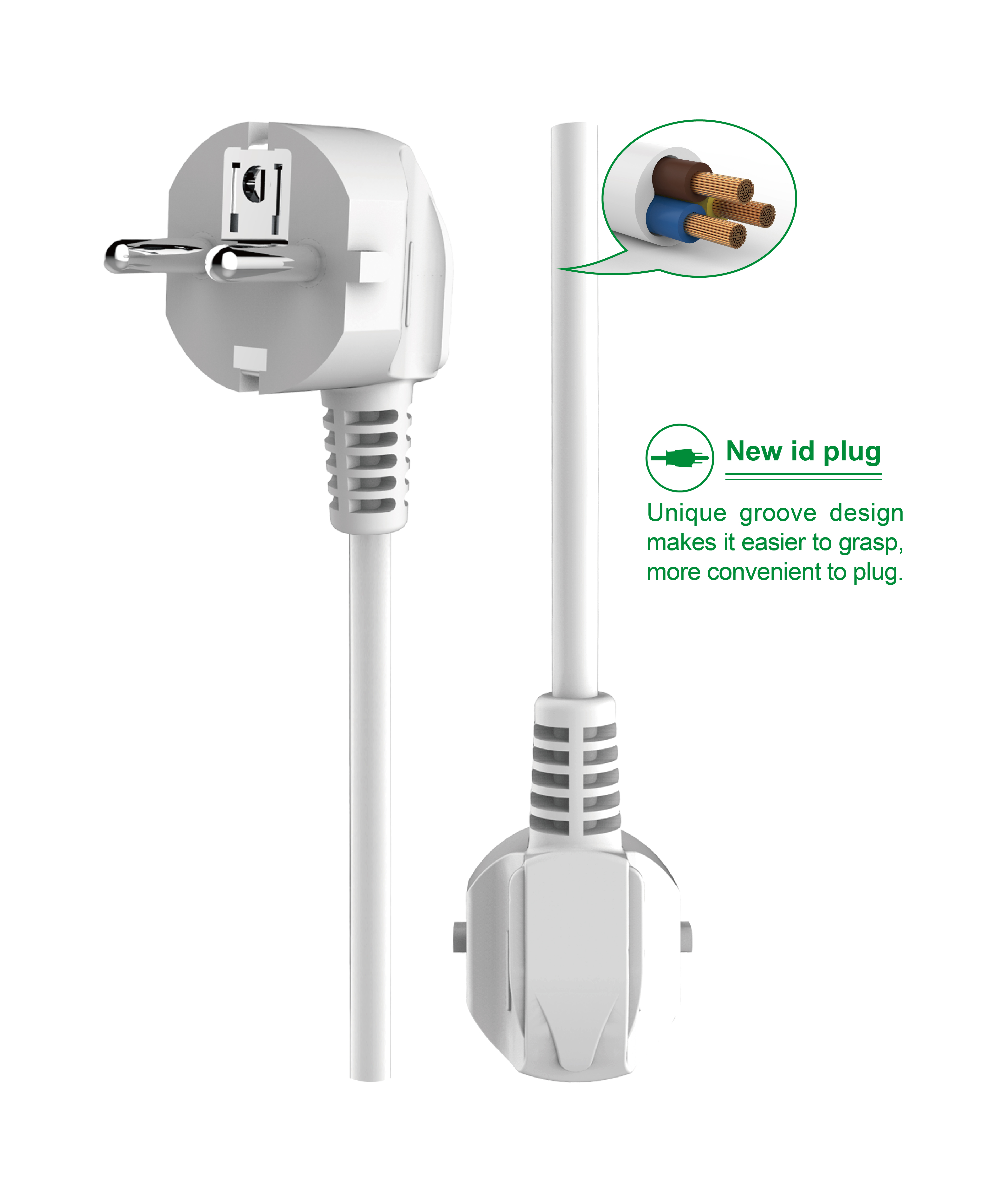 Ổ Cắm Điện Gongniu 4 Ổ Đa Năng 1 Công Tắc – Công Suất 10A/250/2500W – Trắng – Chính Hãng