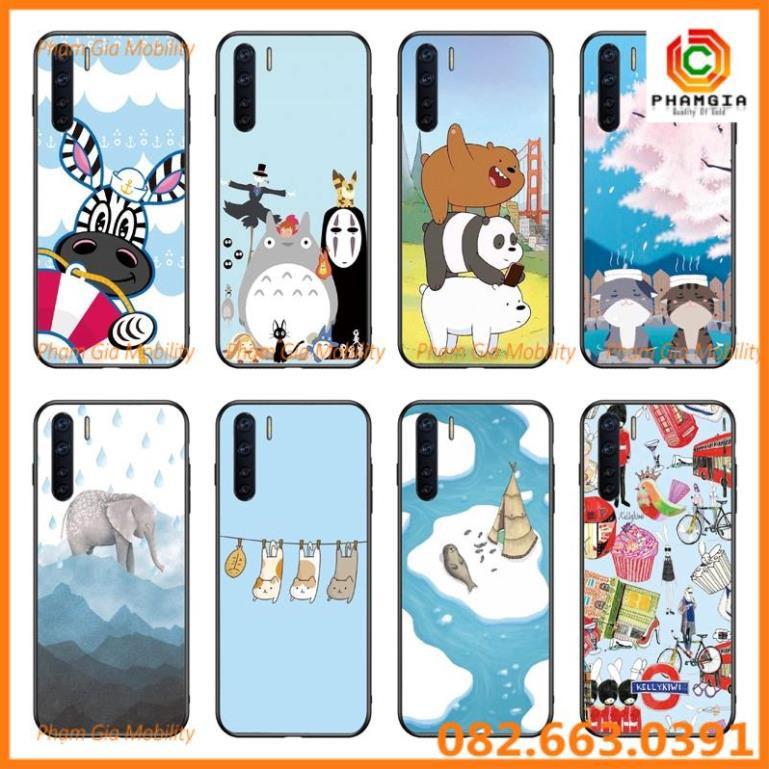 Ốp lưng in hình dễ thương dẻo cho OPPO A91/F15/ OPPO A31 /A8/ Reno 3 pro 5G/Realme X50