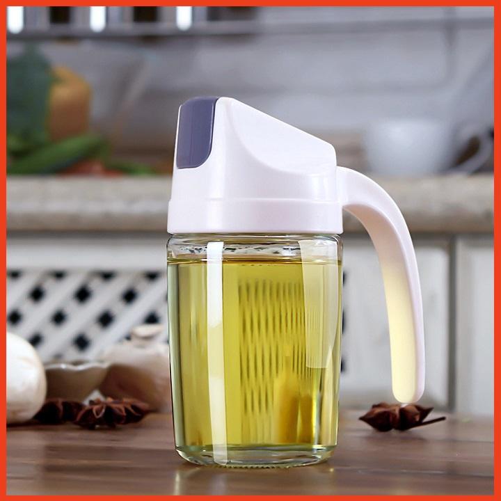 Combo 2 Bình đựng nước mắm, dầu ăn 300ml/600ml tự động mở nắp khi rót