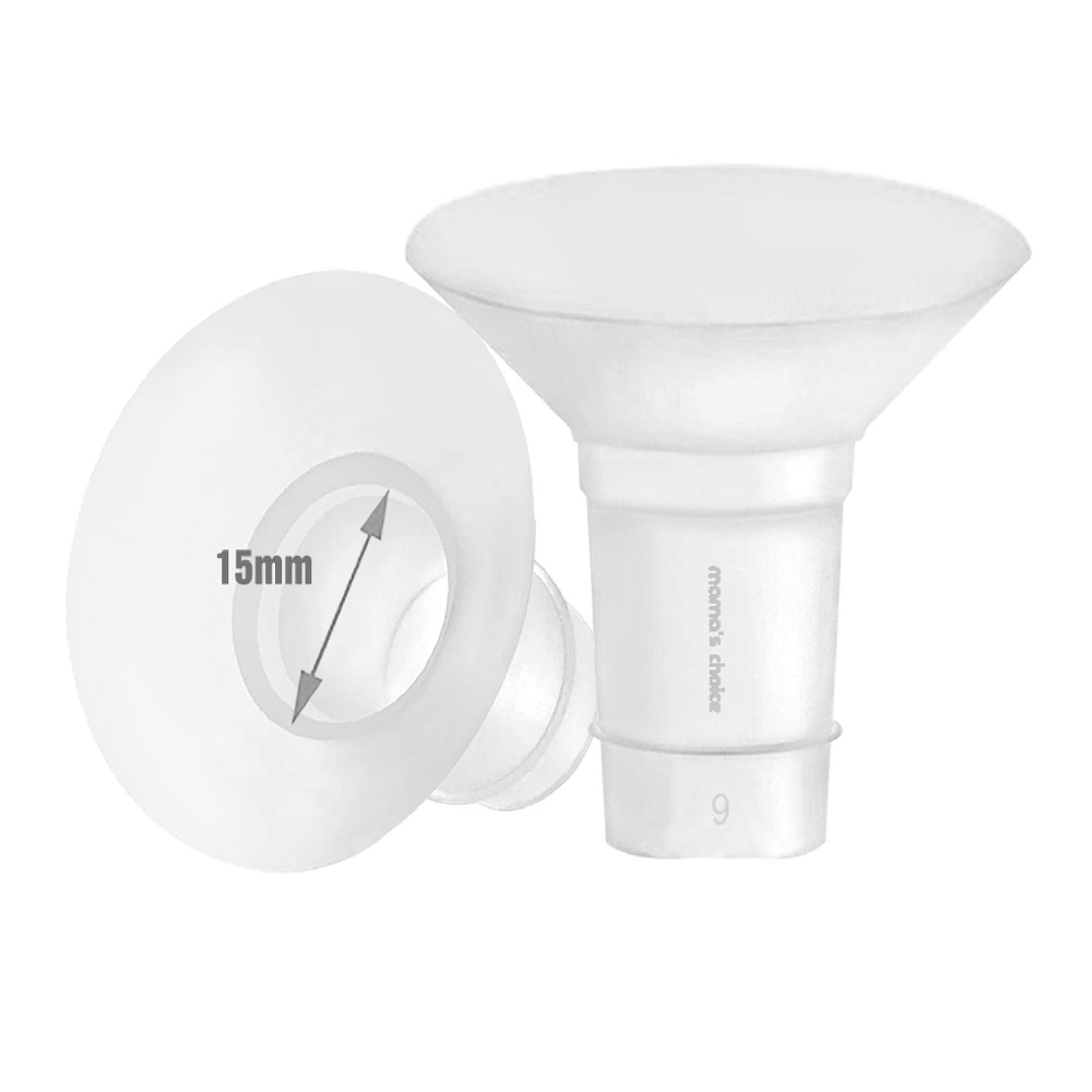 Trợ Phễu Silicone Mama's Choice NewFit - Đệm Hạ Size Phễu Size 15-17-19-21mm - Hút Sữa Hiệu Quả và Êm Ái - 2 Cái