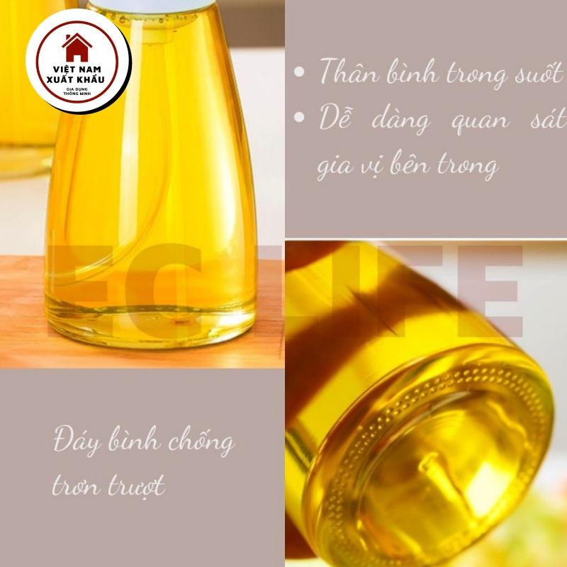 Chai Bình Xịt Dầu Ăn Dấm Phun Sương Bằng Thủy Tinh Cao Cấp OBA Tiện Lợi Vệ Sinh